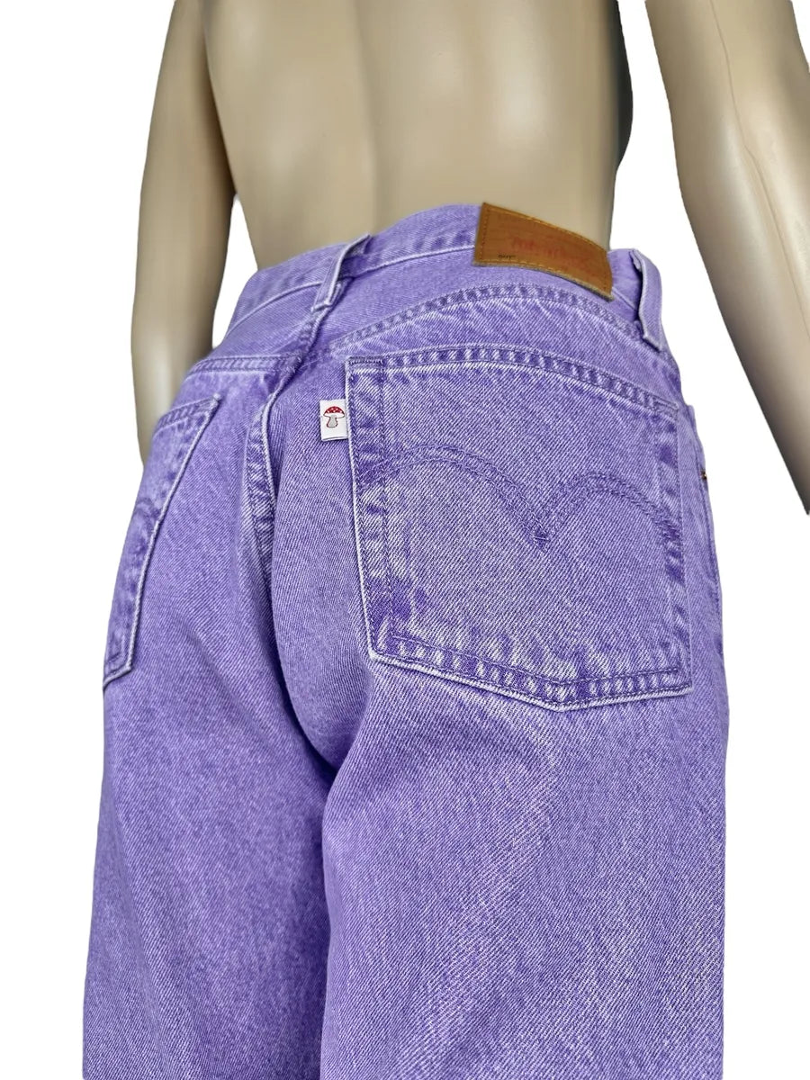 Jeans da donna Levi's 501 viola