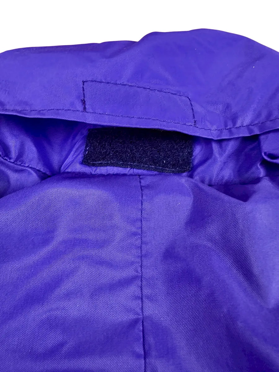 Giacca a vento vintage firmata K-way da uomo con cappuccio a scomparsa