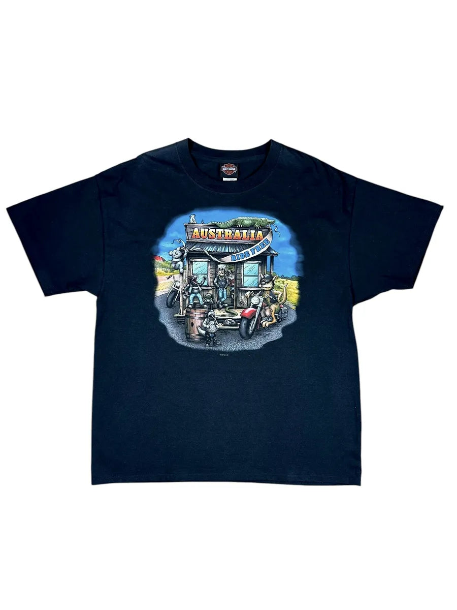 T-shirt nera Harley-Davidson