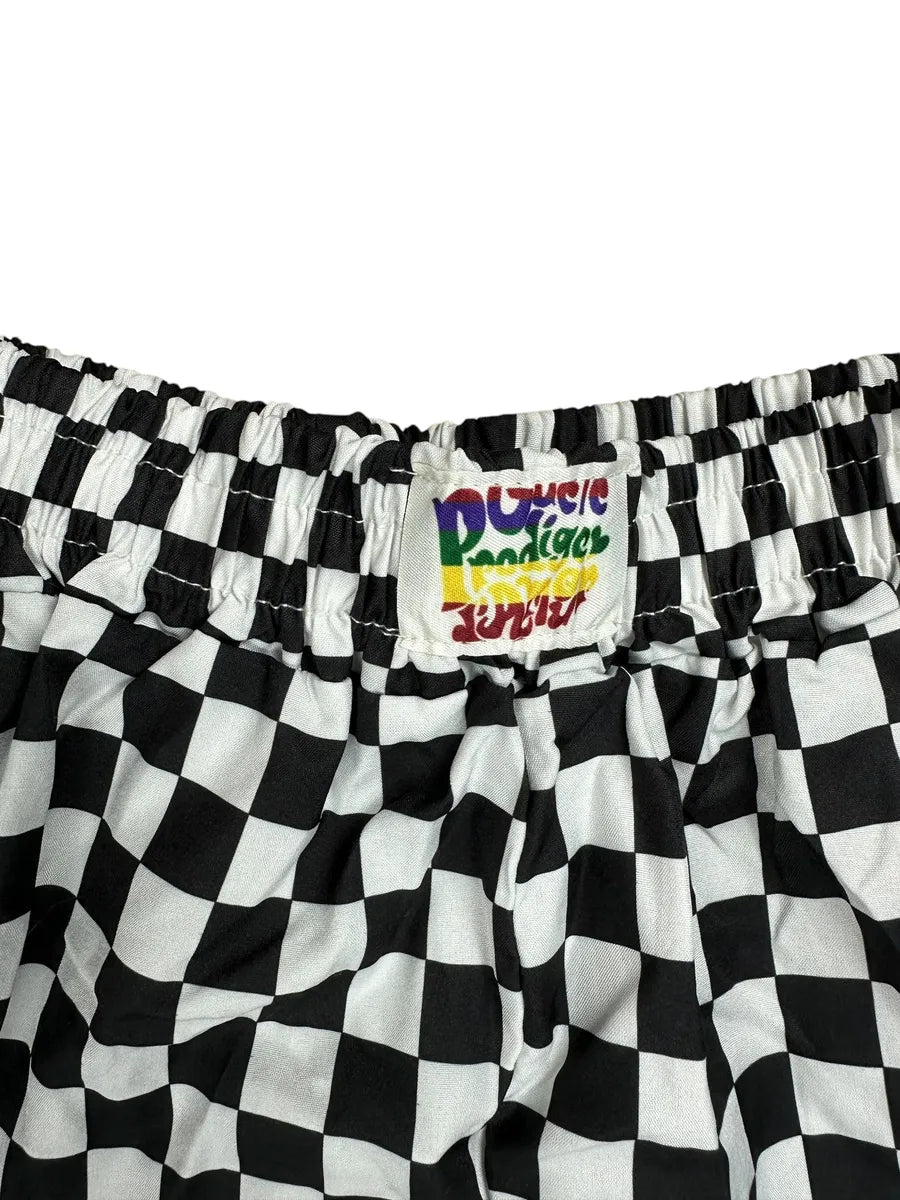 Shorts da donna a scacchi
