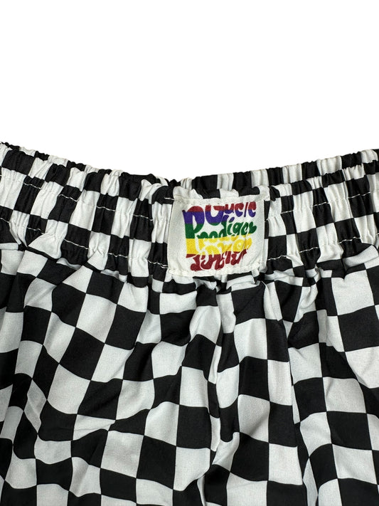 Shorts da donna a scacchi