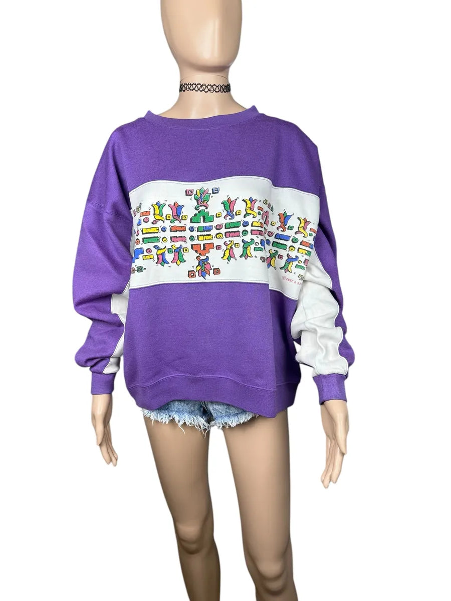 Felpa vintage senza cappuccio da donna