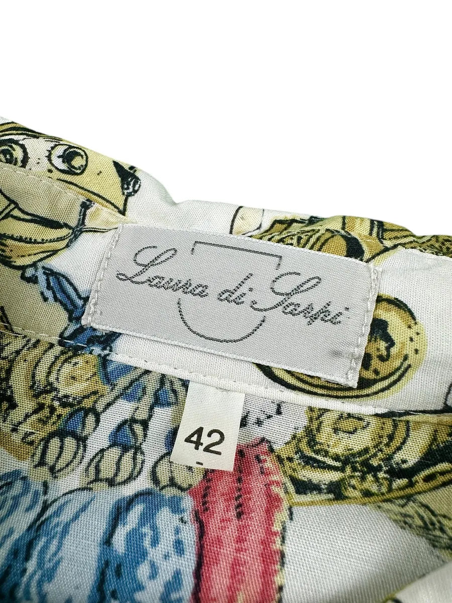 Camicia a fantasia vintage da donna Laura di Sarpi