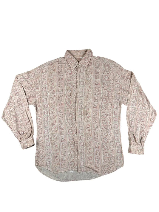 Camicia da donna vintage a fantasia