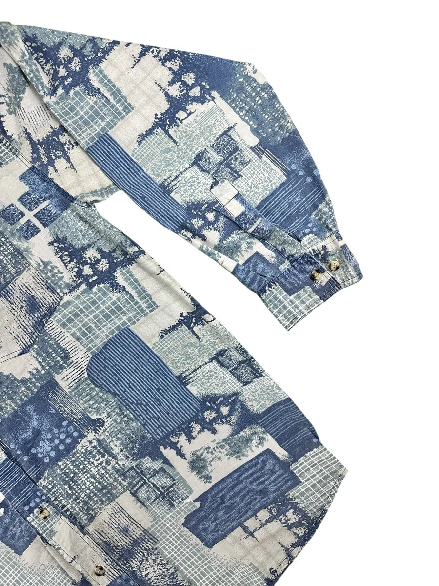 Camicia vintage da uomo a fantasia anni 90
