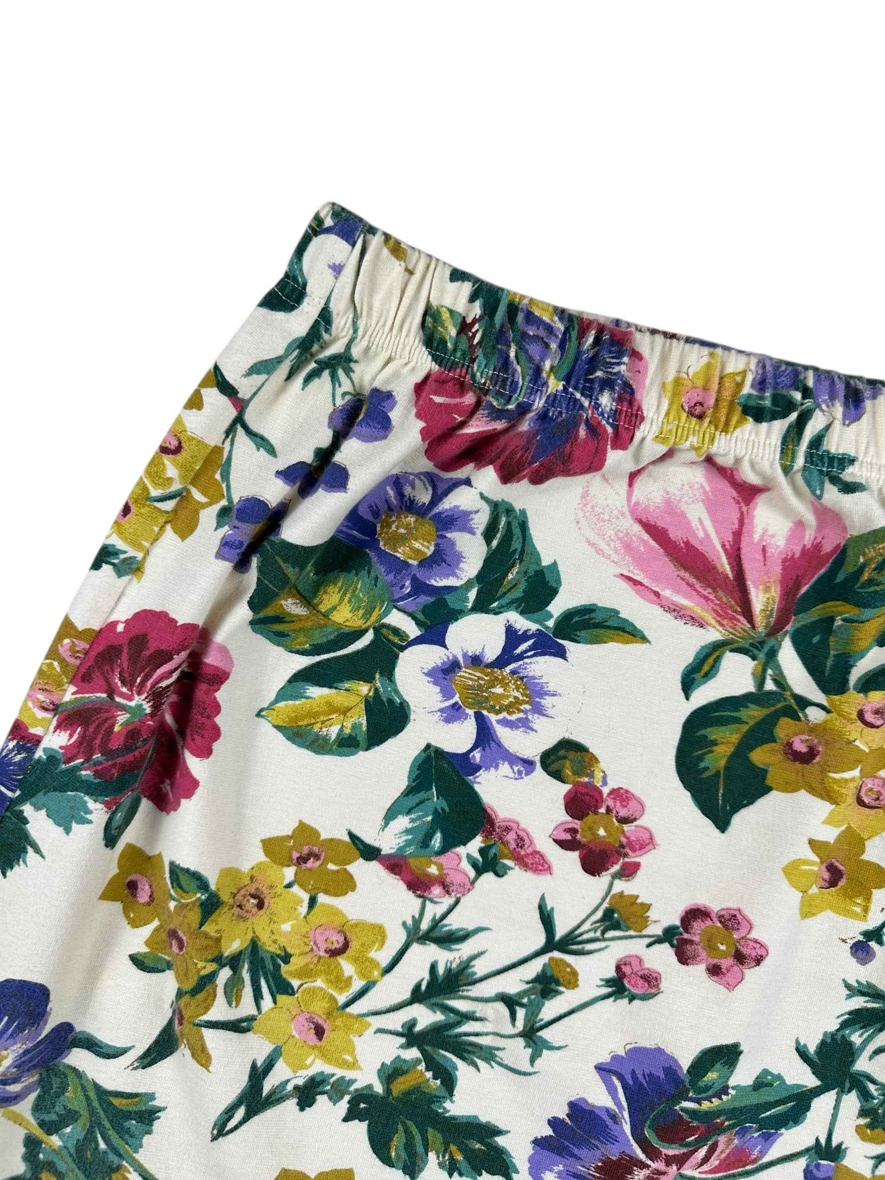 Minigonna vintage Frapp a fantasia floreale