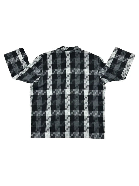 Giacca vintage invernale da donna anni ’80 a quadri