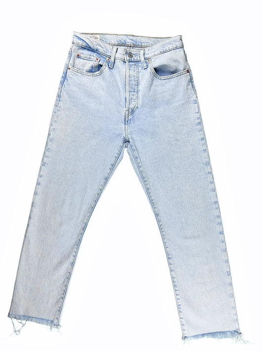 Jeans da donna Levi's 501 con orlo sfrangiato