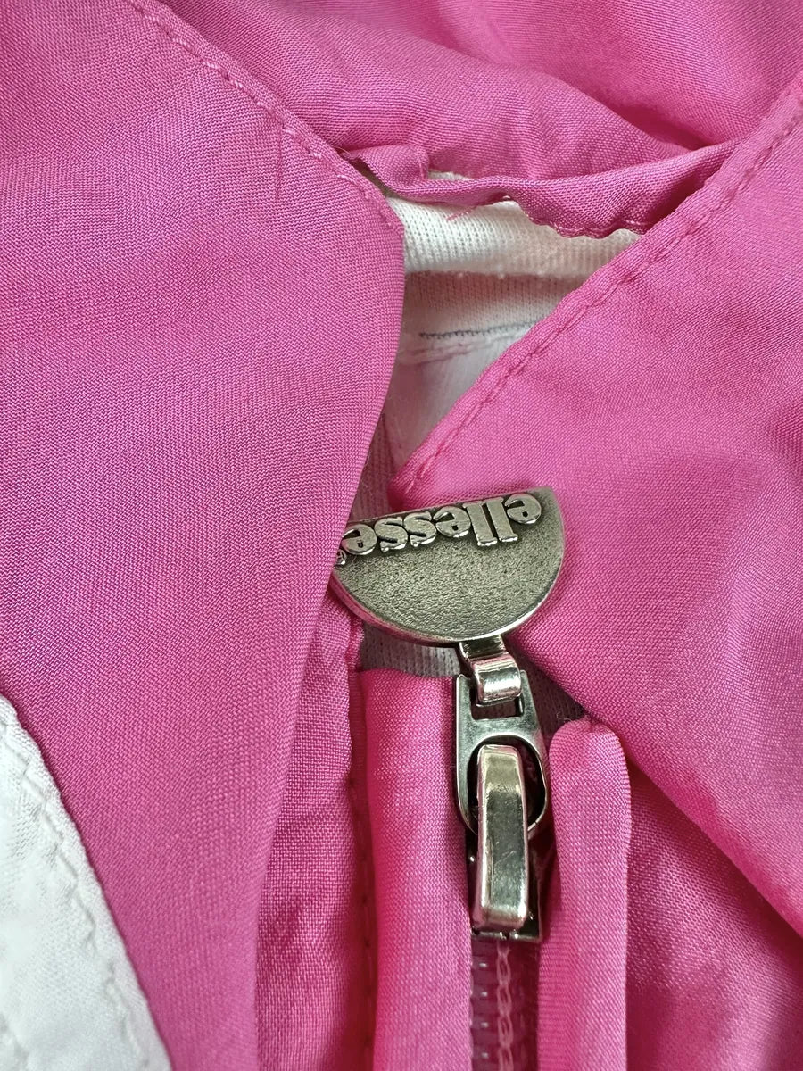 Ellesse - tuta intera vintage anni ’80 rosa taglia S/M
