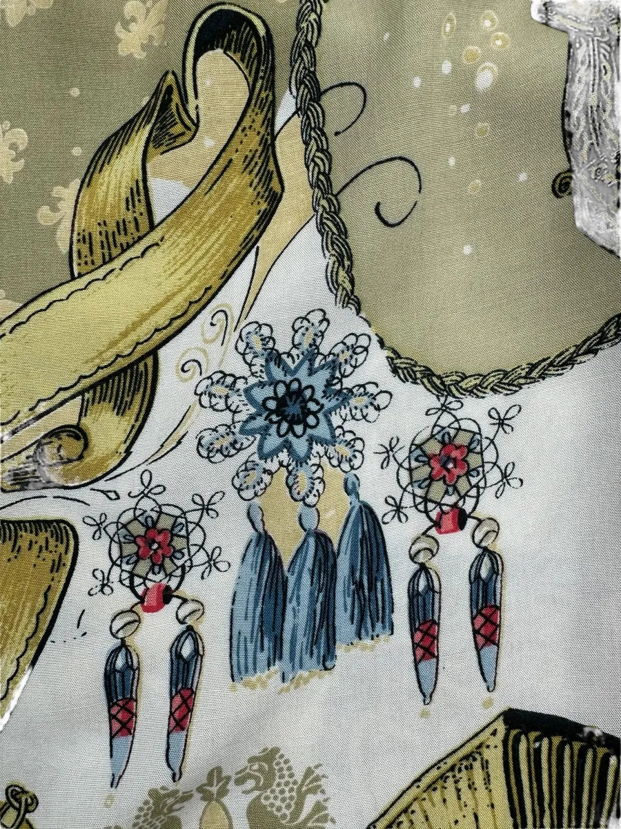 Camicia a fantasia vintage da donna Laura di Sarpi