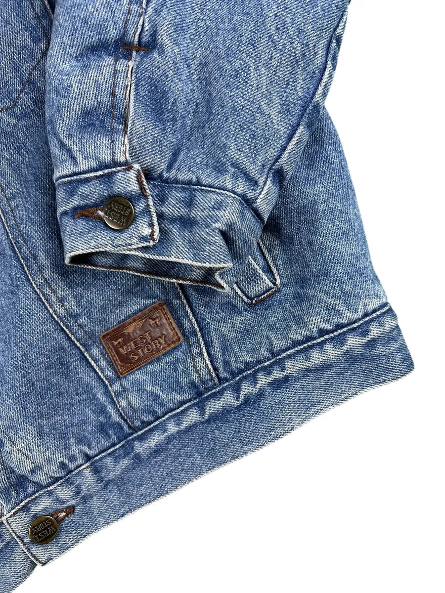 Giubbotto di Jeans vintage Sherpa Tracker