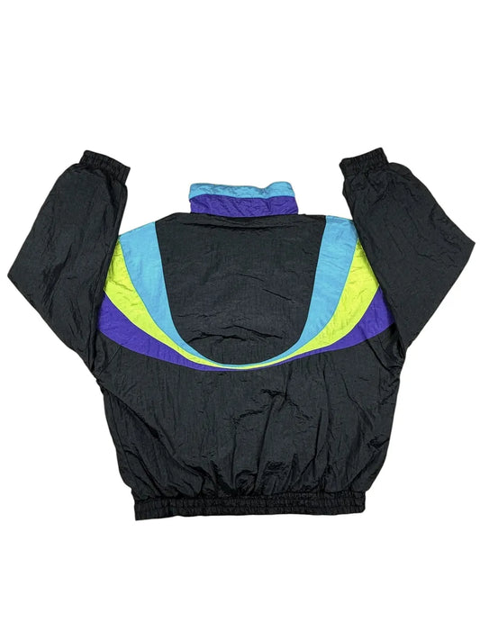 Giacchetto di tuta vintage anni ’80 con inserti colorati