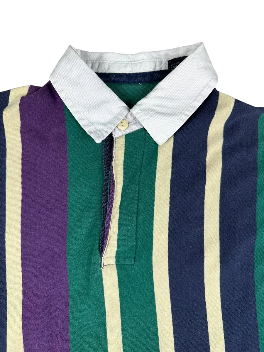 Polo vintage a maniche lunghe da uomo