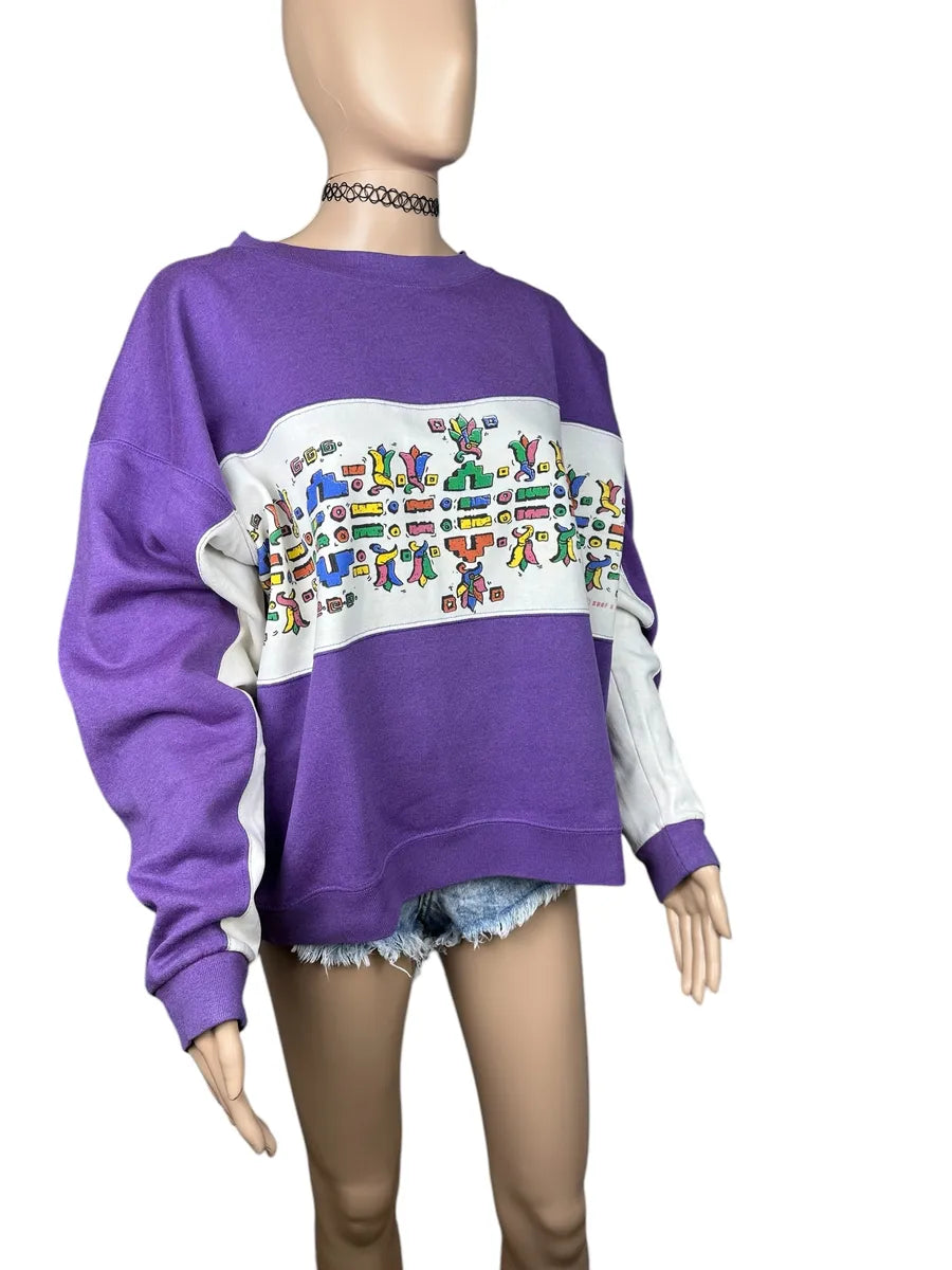 Felpa vintage senza cappuccio da donna