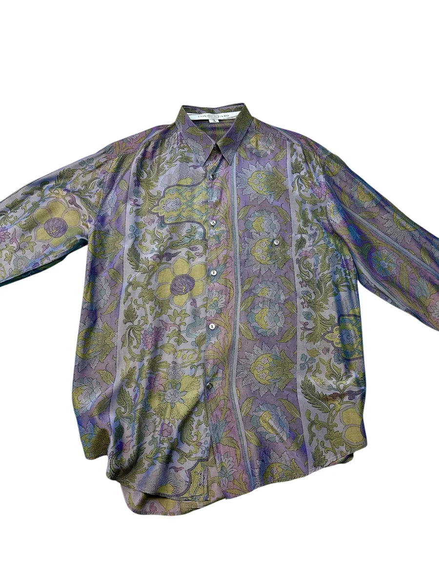 Camicia vintage a fantasia da donna
