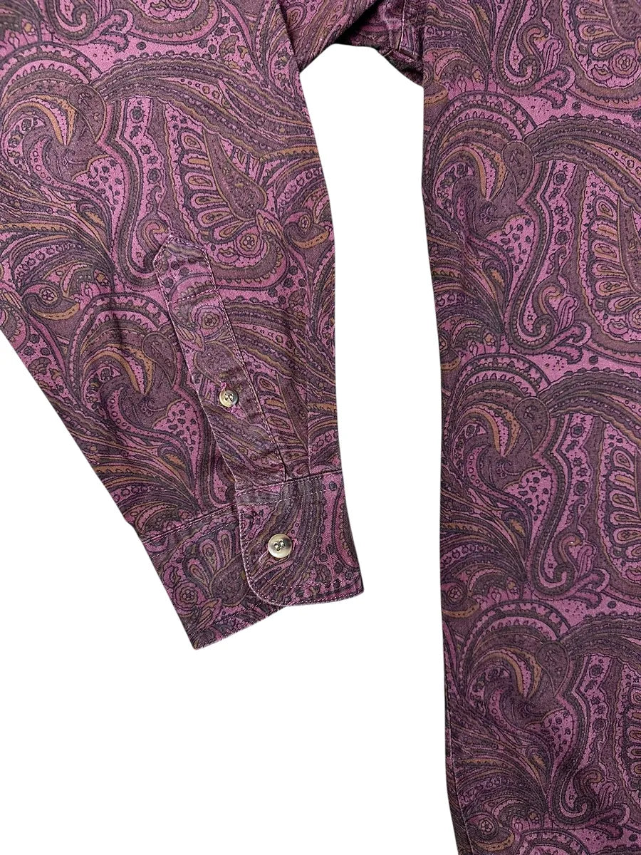 Camicia vintage da uomo con motivo Paisley