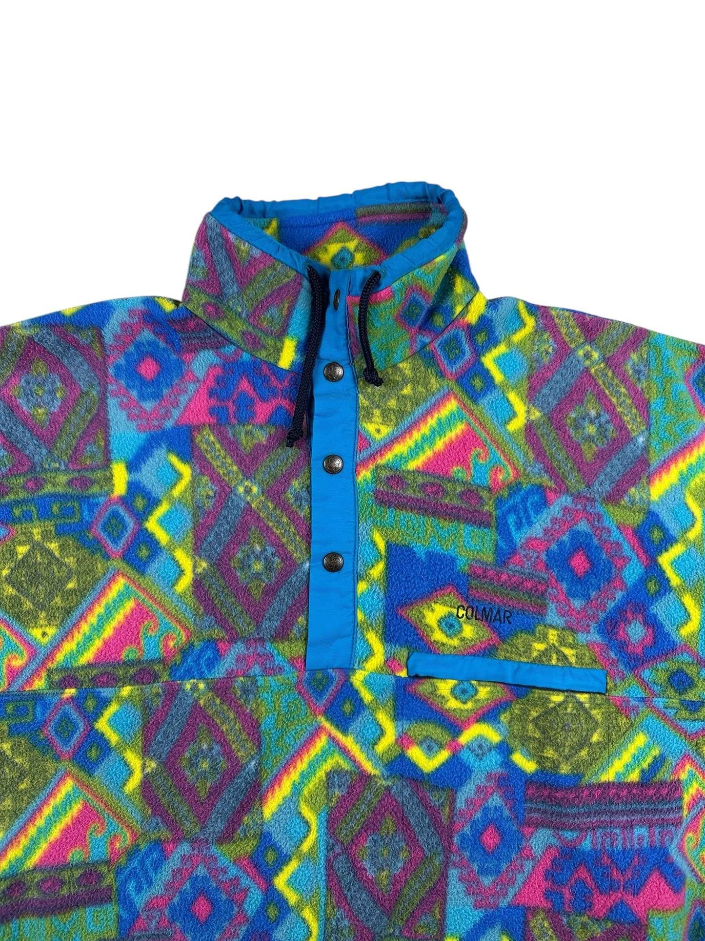 Pile vintage Colmar anni ’90 a fantasia geometrica