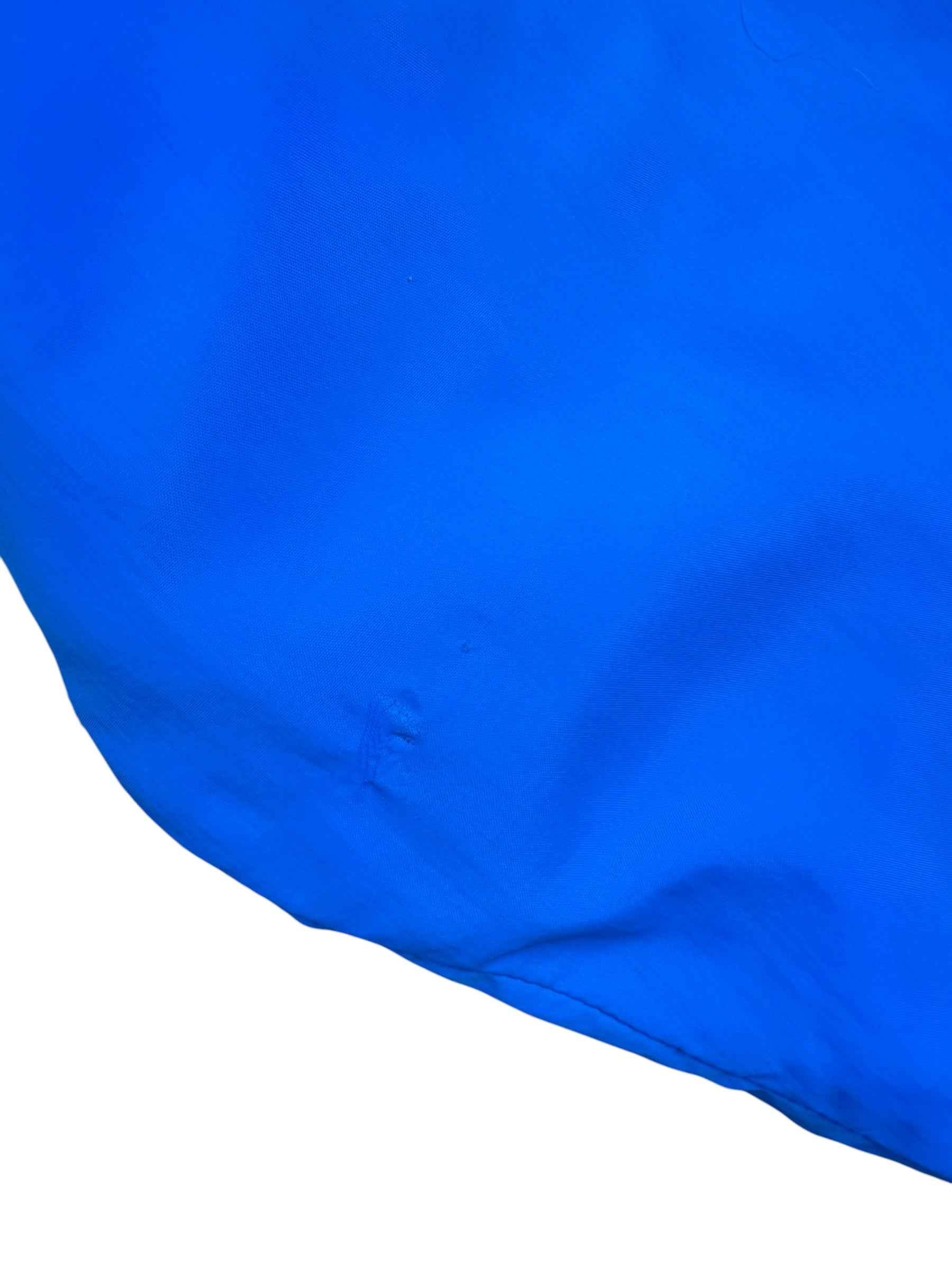 Giubbotto vintage anni ’90 fantasia giallo e blu Made in Italy