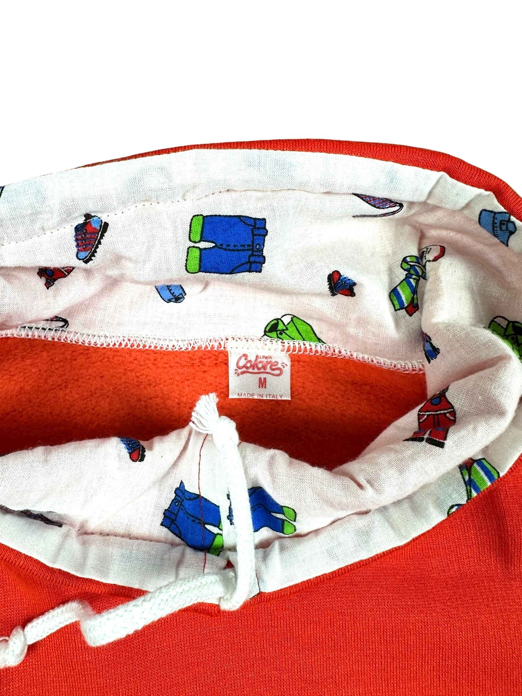 Felpa vintage anni ’90 arancione con collo alto