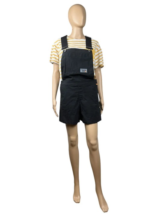 Salopette corta nera Timberland da donna