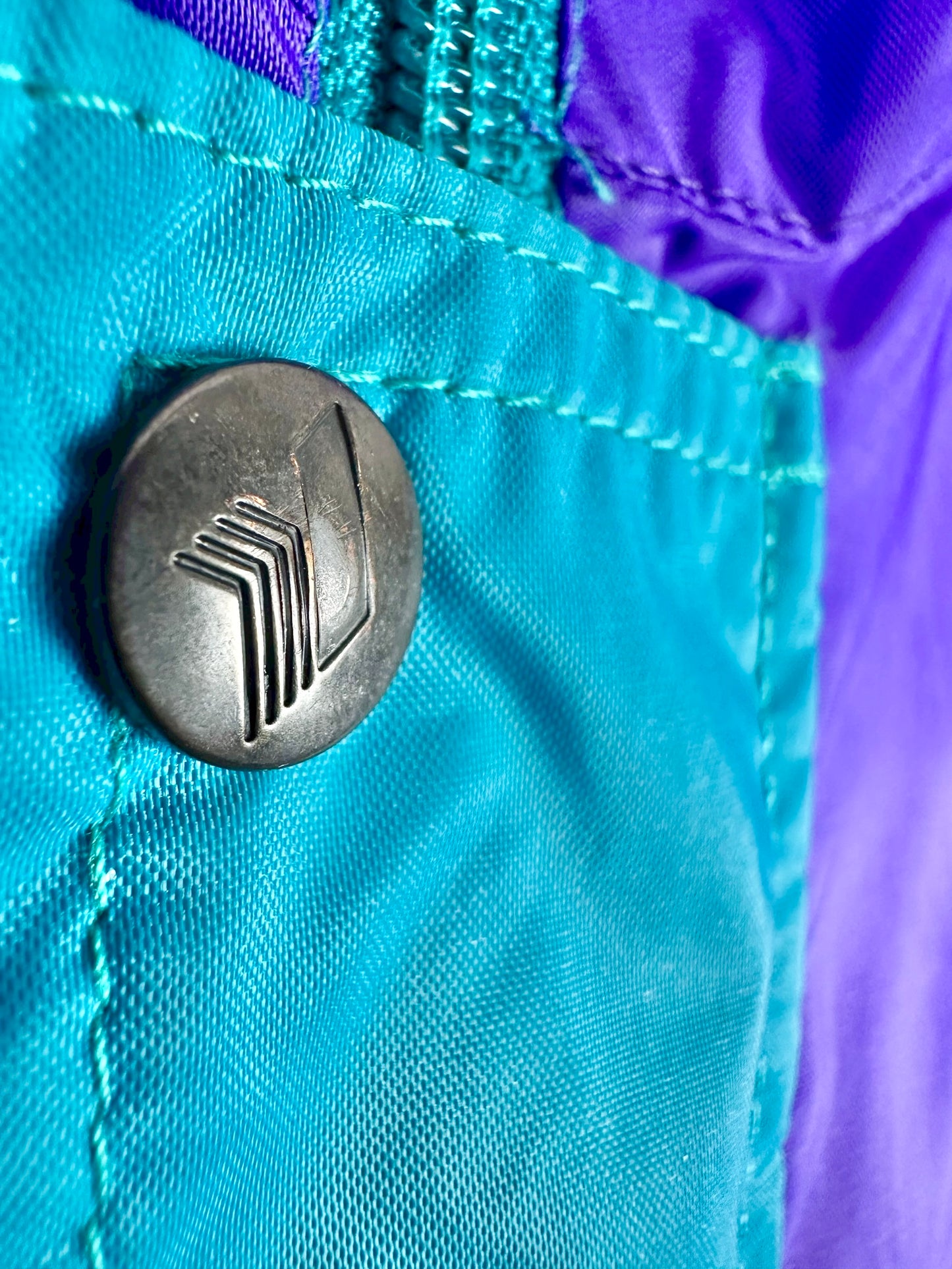 K-way firmato K-way vintage da uomo con cappuccio a scomparsa