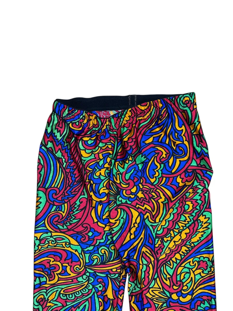 Leggings Vintage Anni '90 Fantasia Geometrica Multicolore