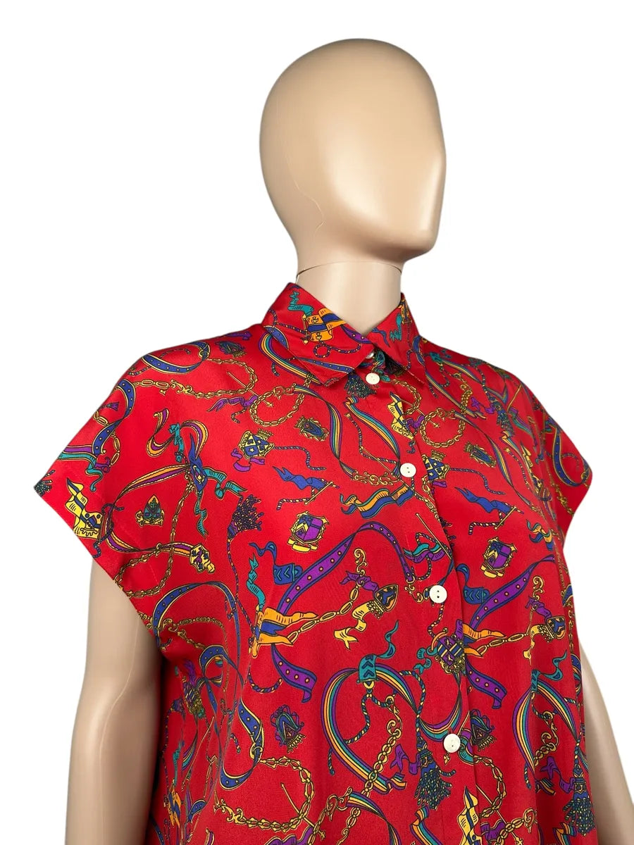 Camicia smanicate vintage da donna