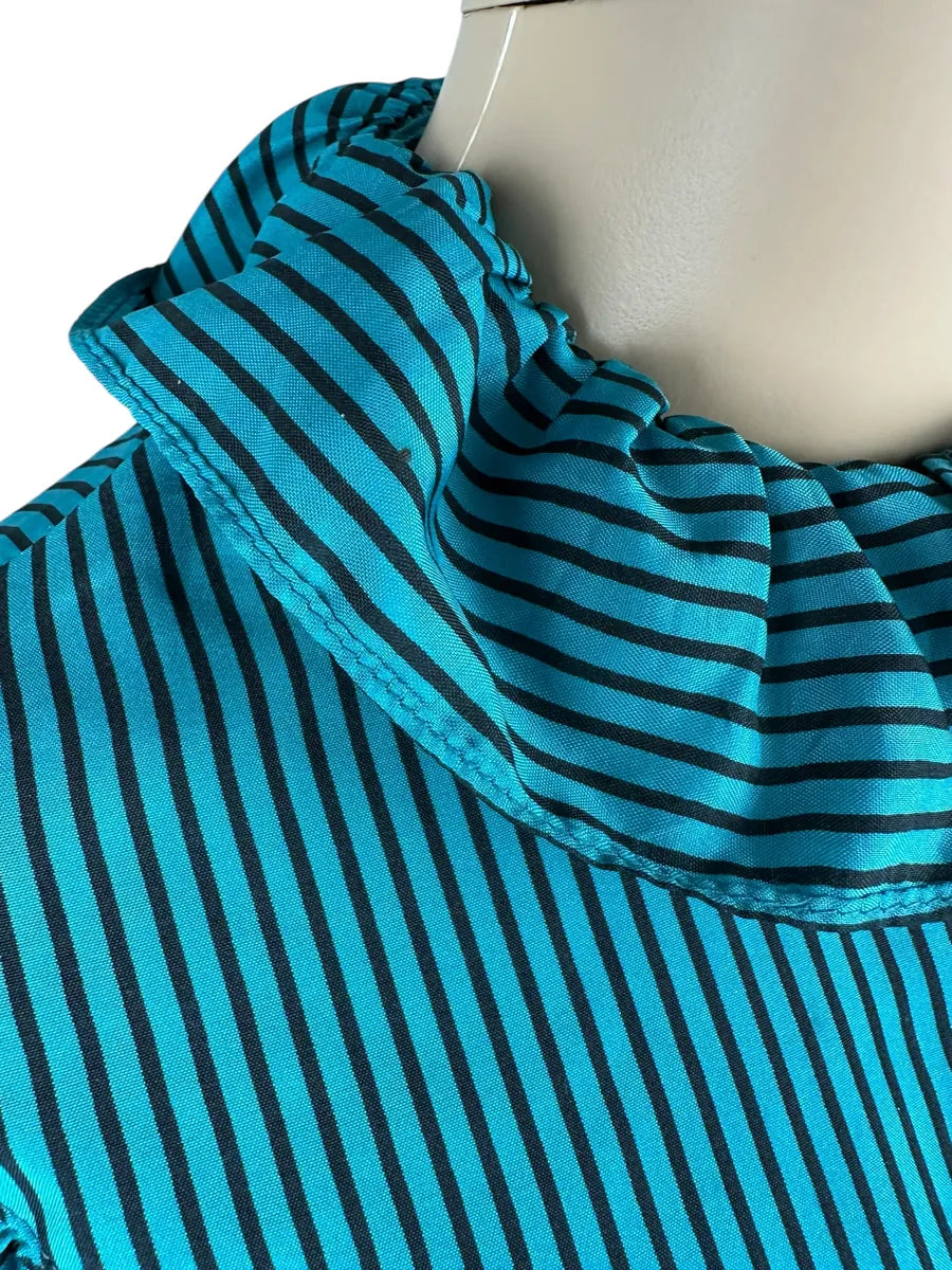 Camicia vintage da donna con volant