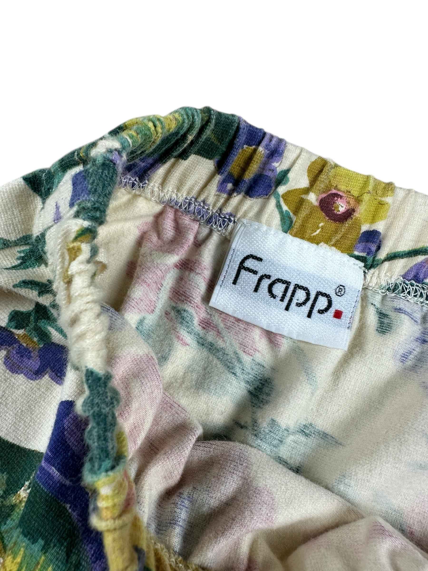 Minigonna vintage Frapp a fantasia floreale