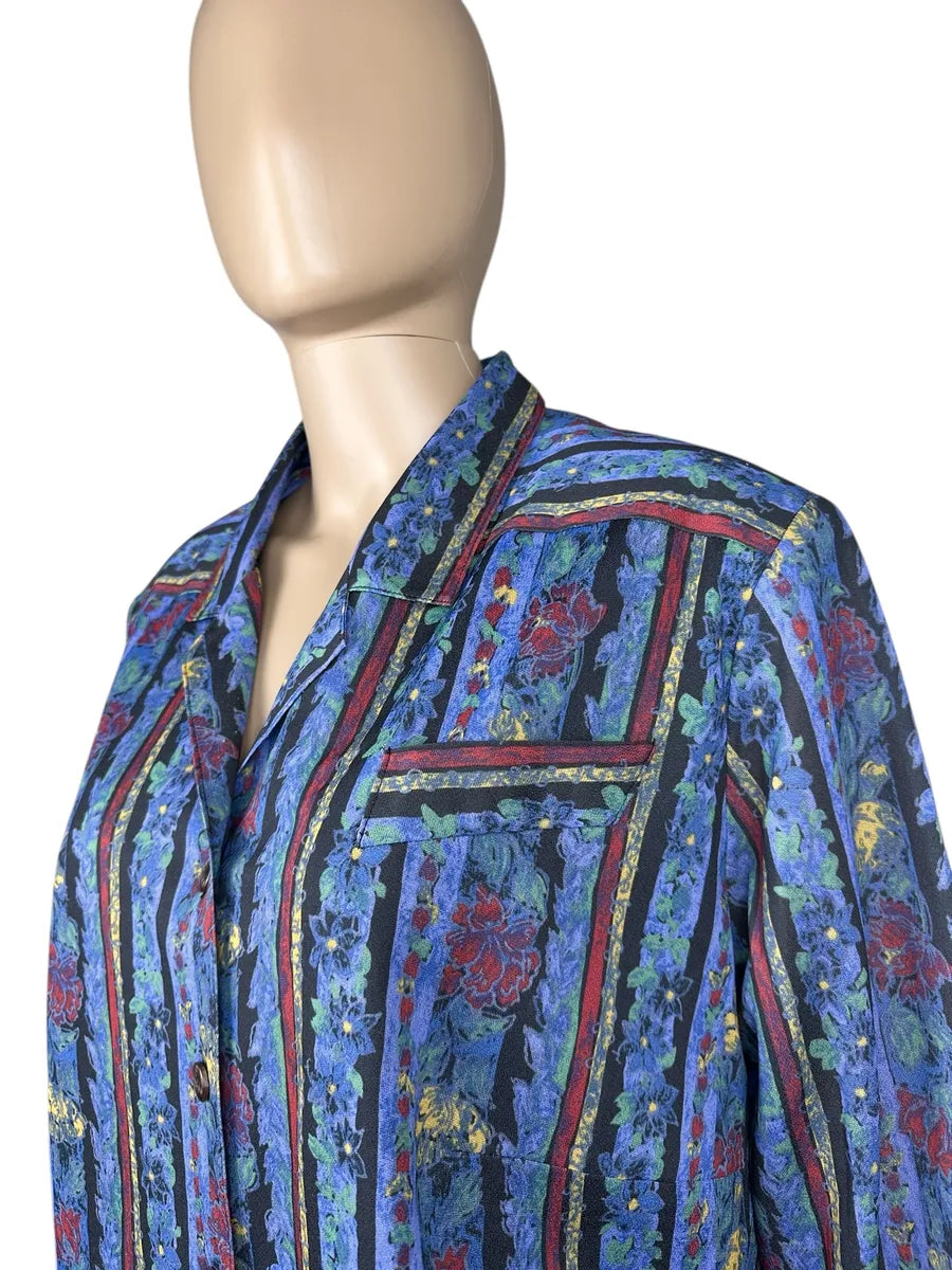 Giacca estiva da donna con fantasia floreale