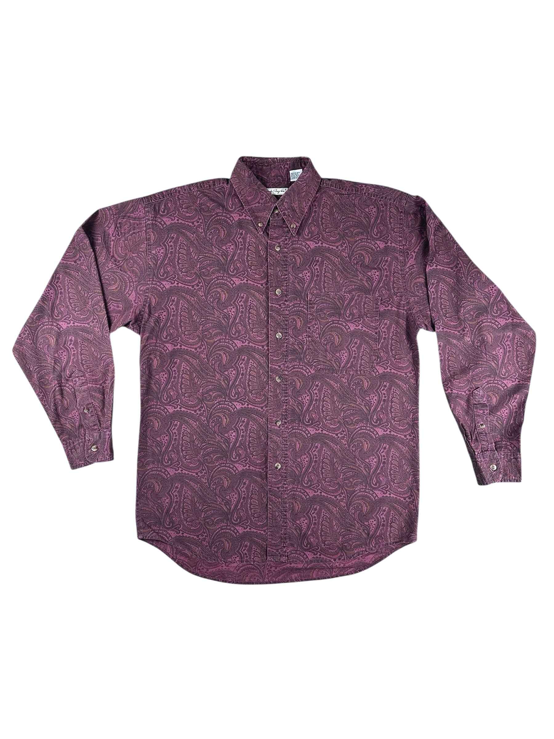 Camicia con motivo Paisley
