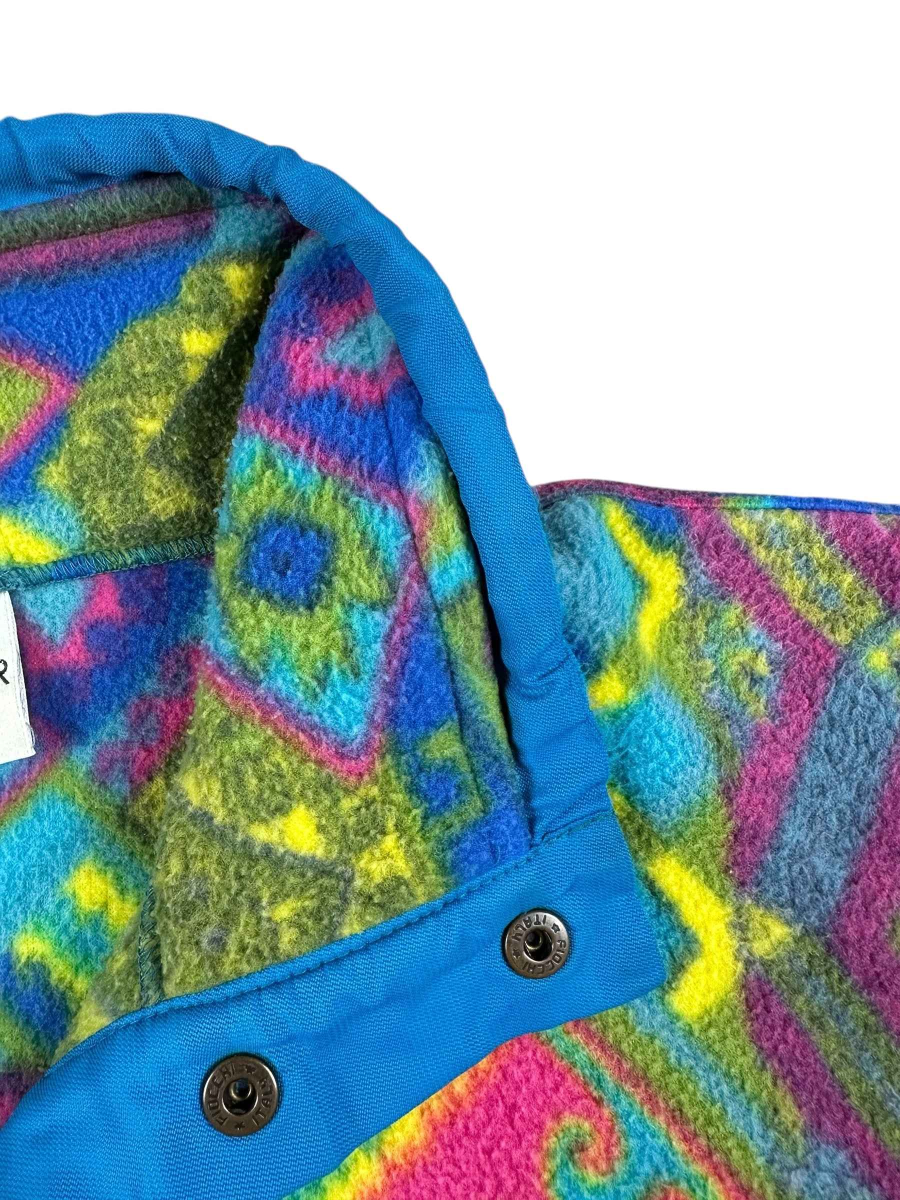 Pile vintage Colmar anni ’90 a fantasia geometrica