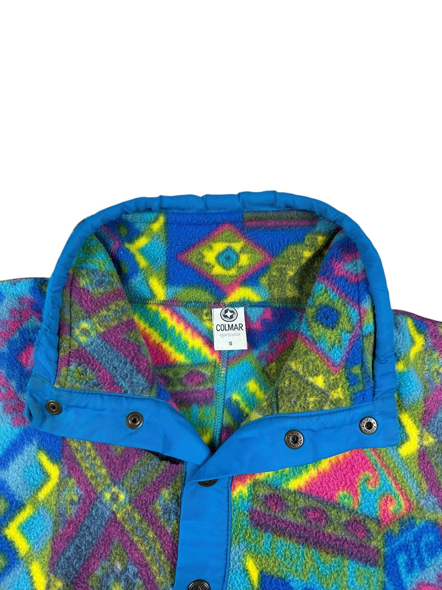 Pile vintage Colmar anni ’90 a fantasia geometrica