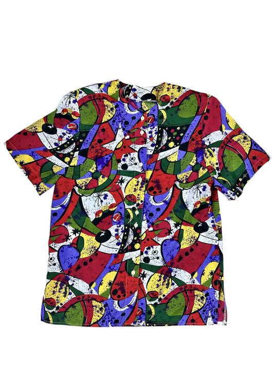 Camicia vintage a fantasia da donna