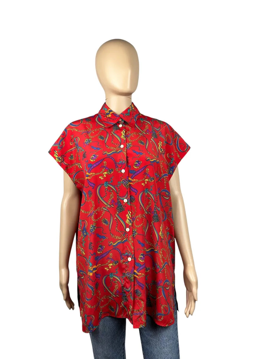 Camicia smanicate vintage da donna
