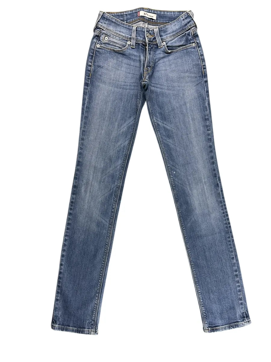 Jeans da donna Levi's 571 vintage a vita bassa