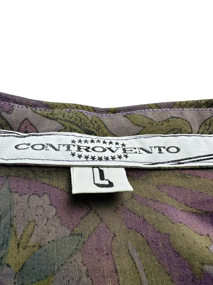 Camicia vintage a fantasia da donna
