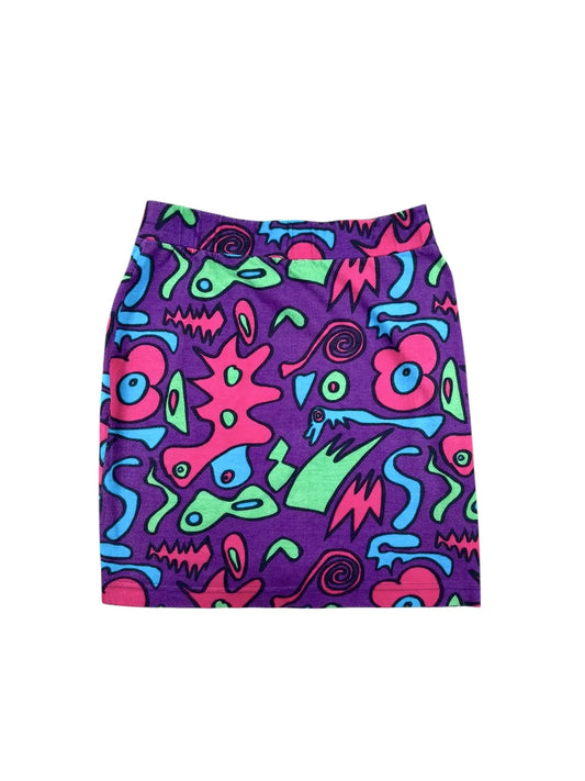 Minigonna vintage a fantasia anni '90