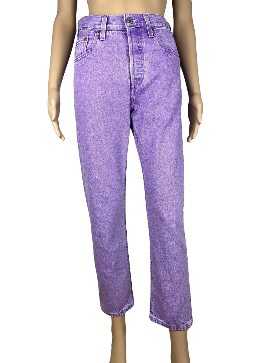 Jeans da donna Levi's 501 viola