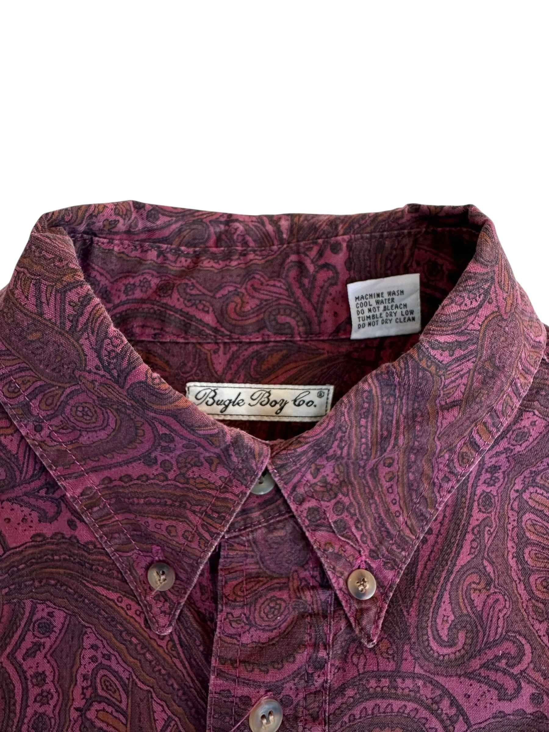 Camicia con motivo Paisley