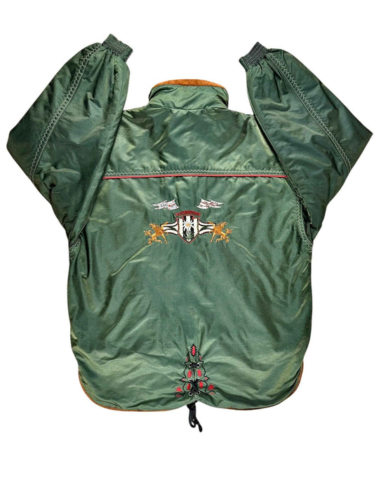 Giubbotto vintage da uomo verde firmato Sportalm