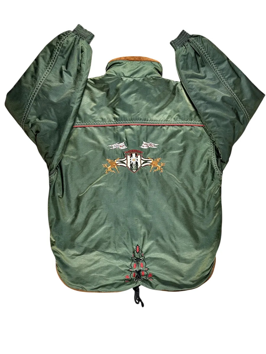 Giubbotto vintage da uomo verde firmato Sportalm