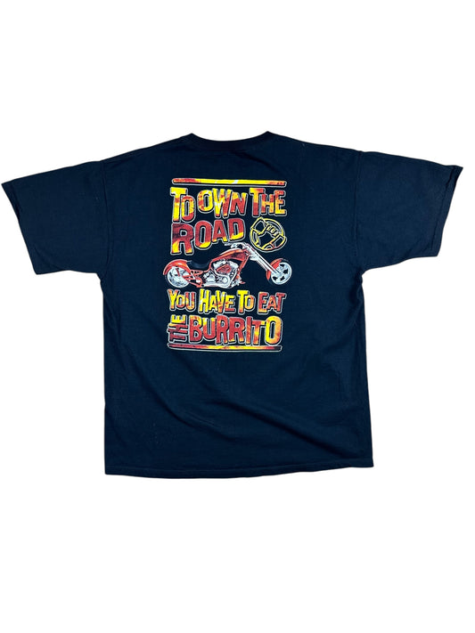 T-shirt vintage da motociclista