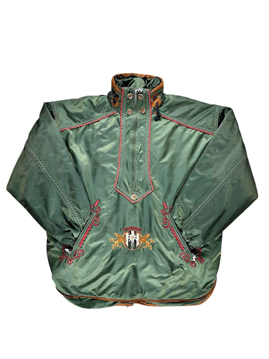 Giubbotto vintage da uomo verde firmato Sportalm