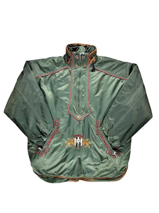 Giubbotto vintage da uomo verde firmato Sportalm