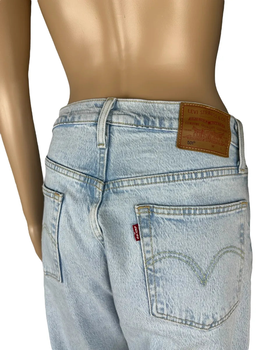 Jeans da donna Levi's 501 con orlo sfrangiato