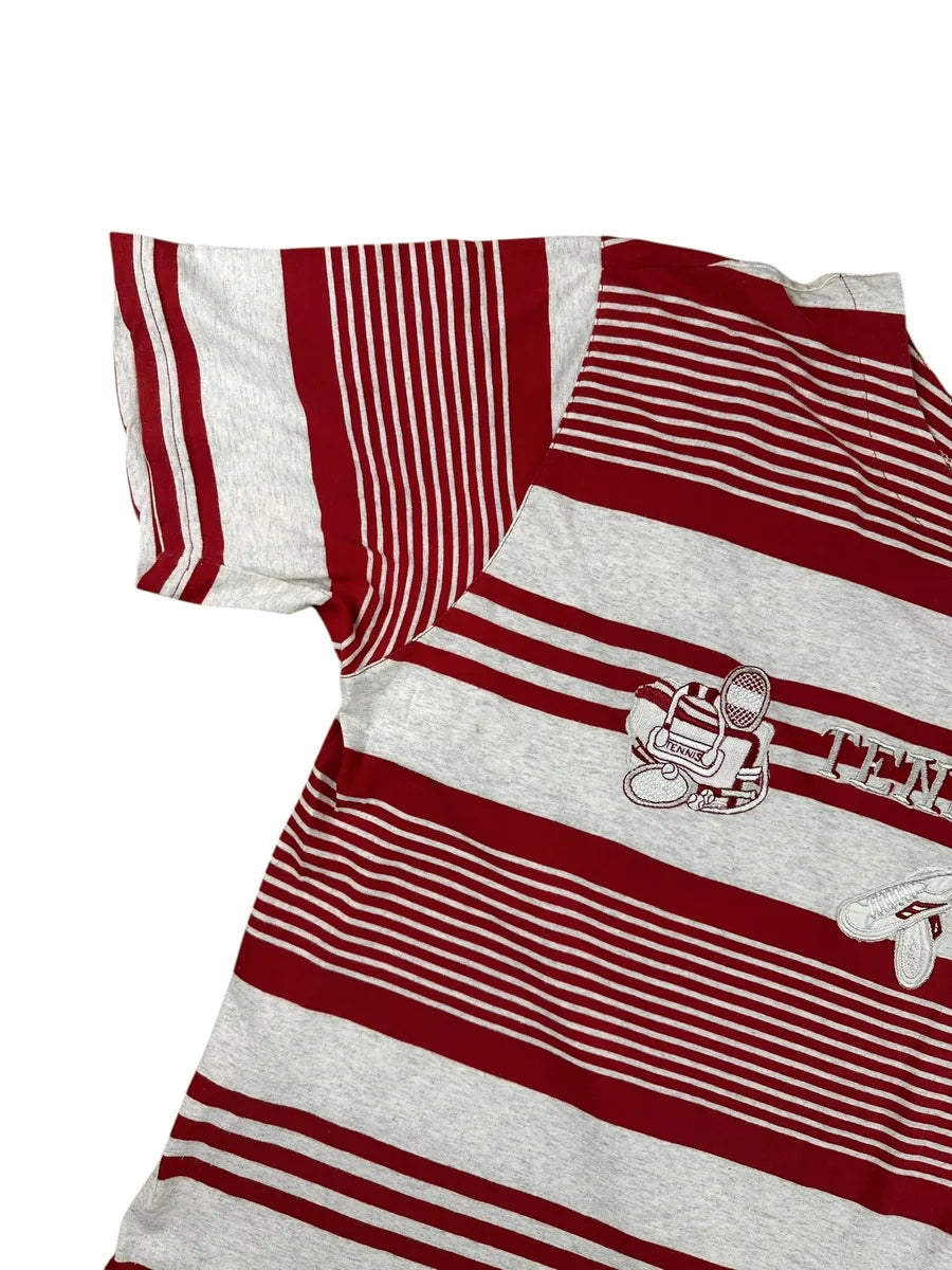 T-shirt vintage a righe da donna