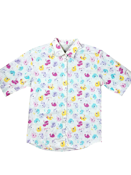 Camicia da donna con fantasia floreale