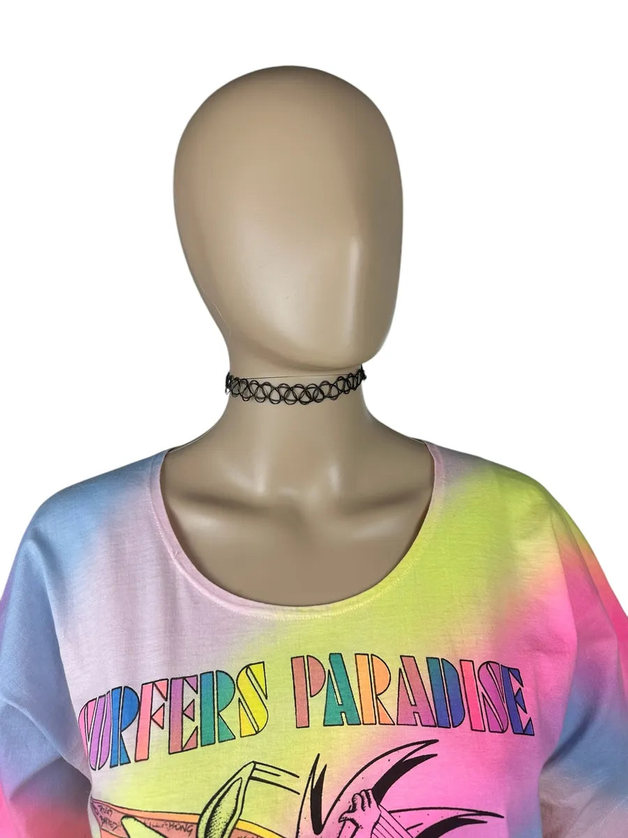 T-shirt Vintage Donna anni '90 Tie Dye