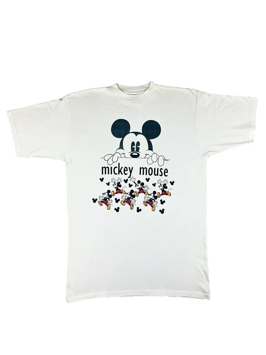 T-shirt Vintage Topolino Bianca - Made in Canada